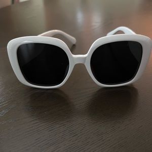 Gucci White Sunglasses